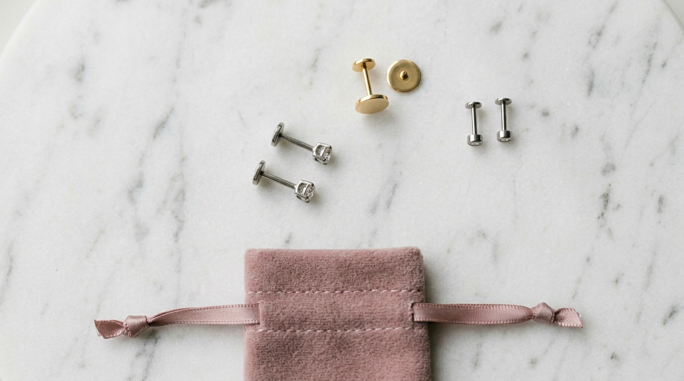 flat back earrings