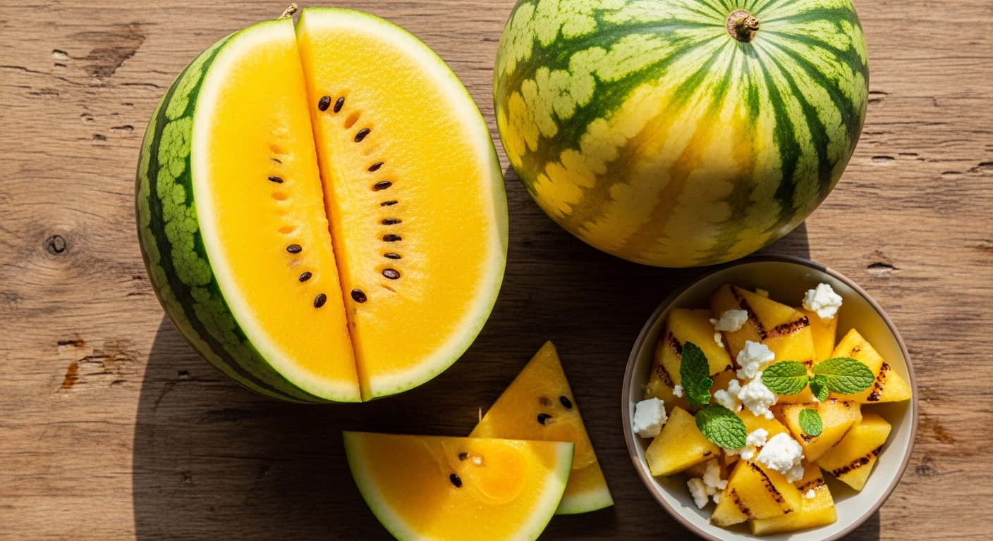 yellow watermelon
